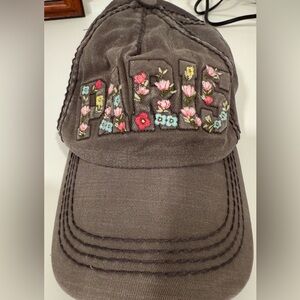 Robin Ruth Floral Embroidered “PARIS” Cap